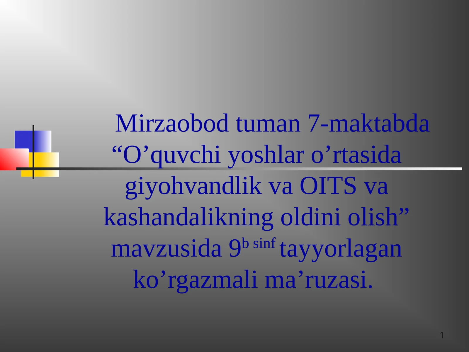 Product slide 1
