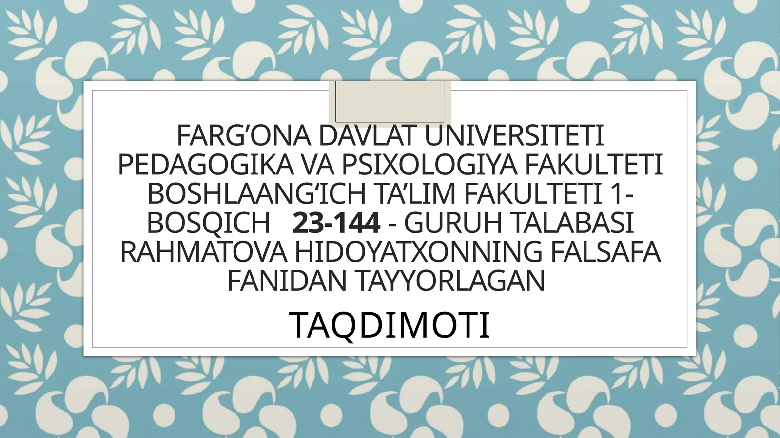 Product slide 1