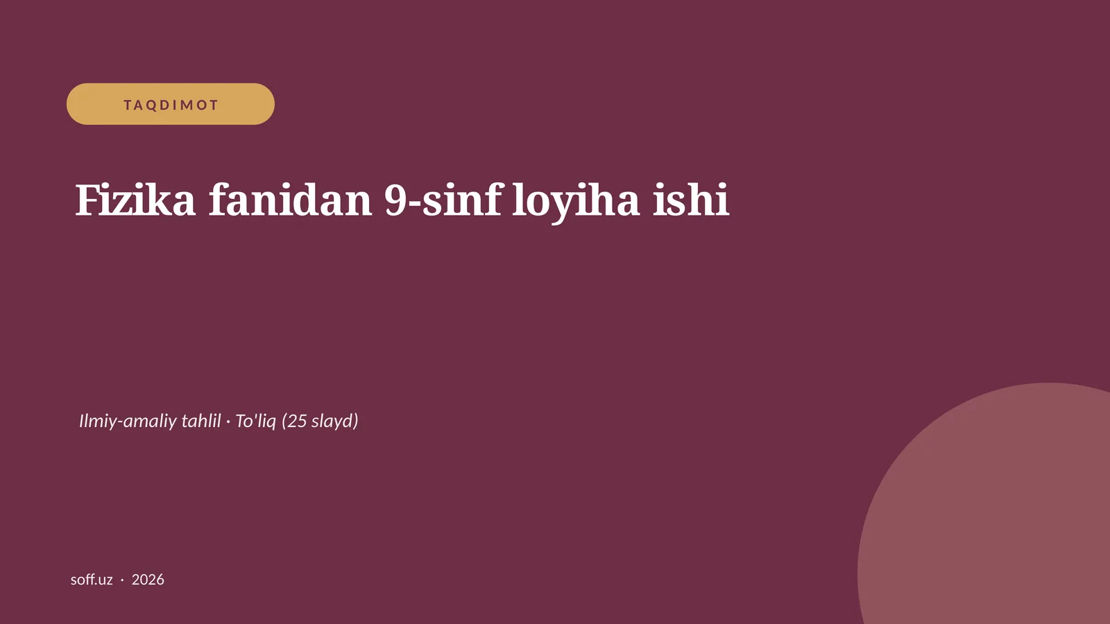 Product slide 1