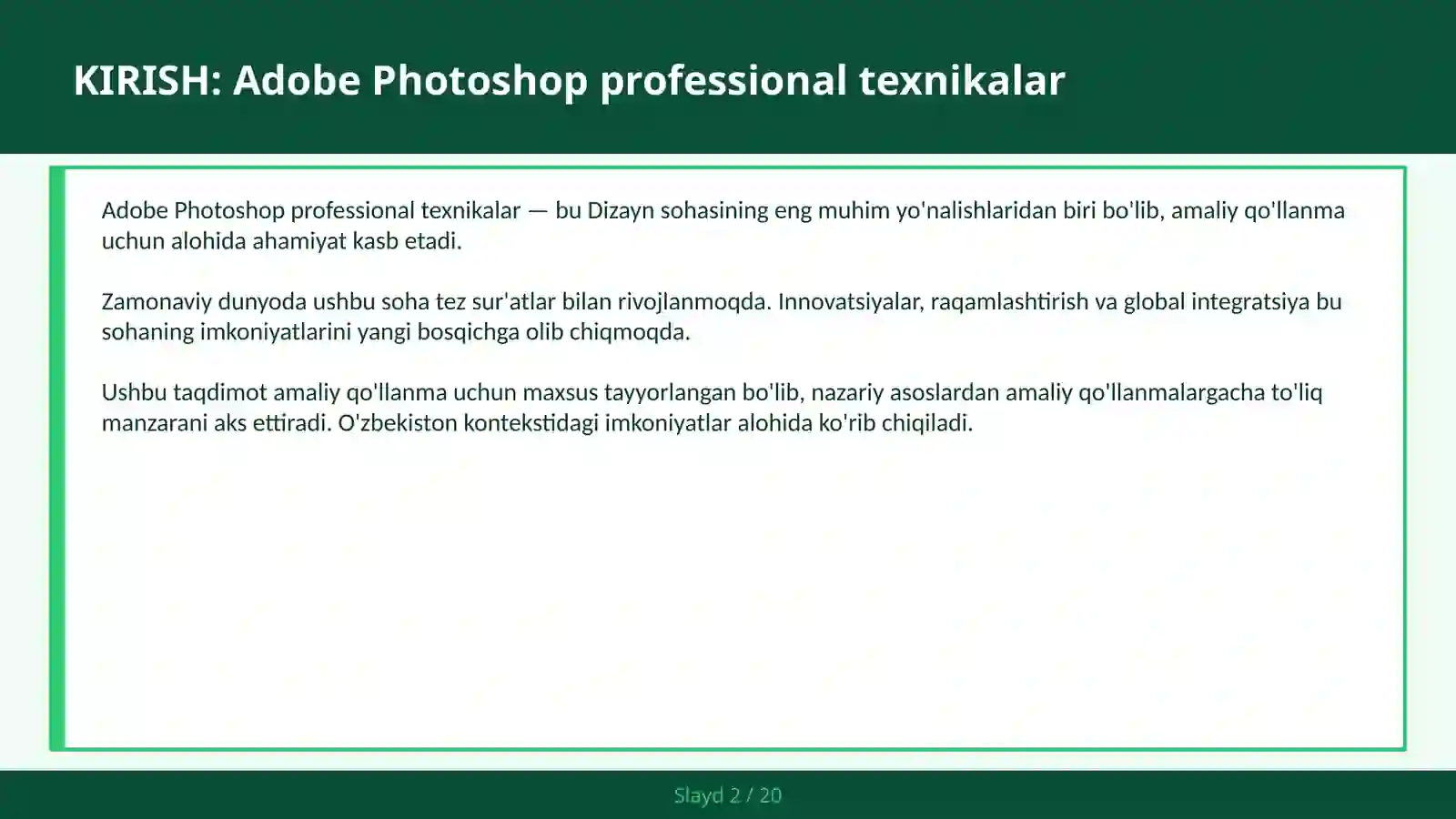 Product slide 2