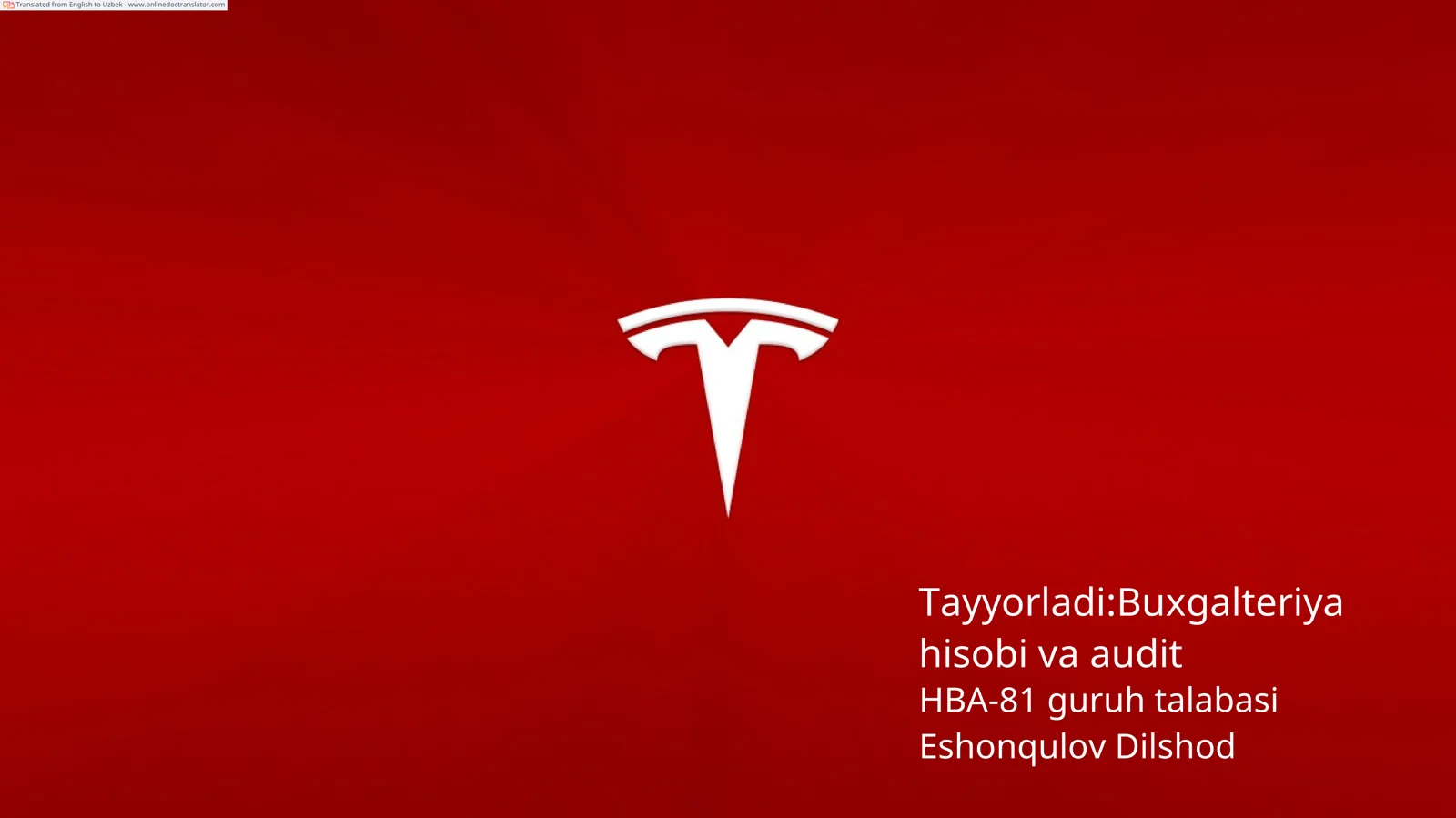 Tesla kampaniyasi marketing