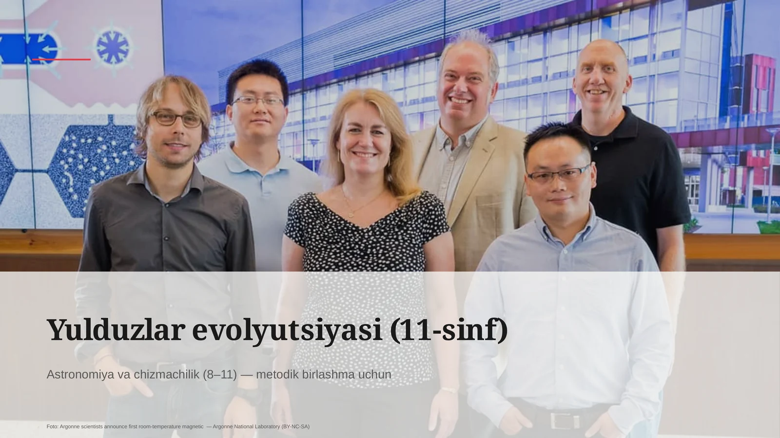 Yulduzlar evolyutsiyasi (11-sinf)