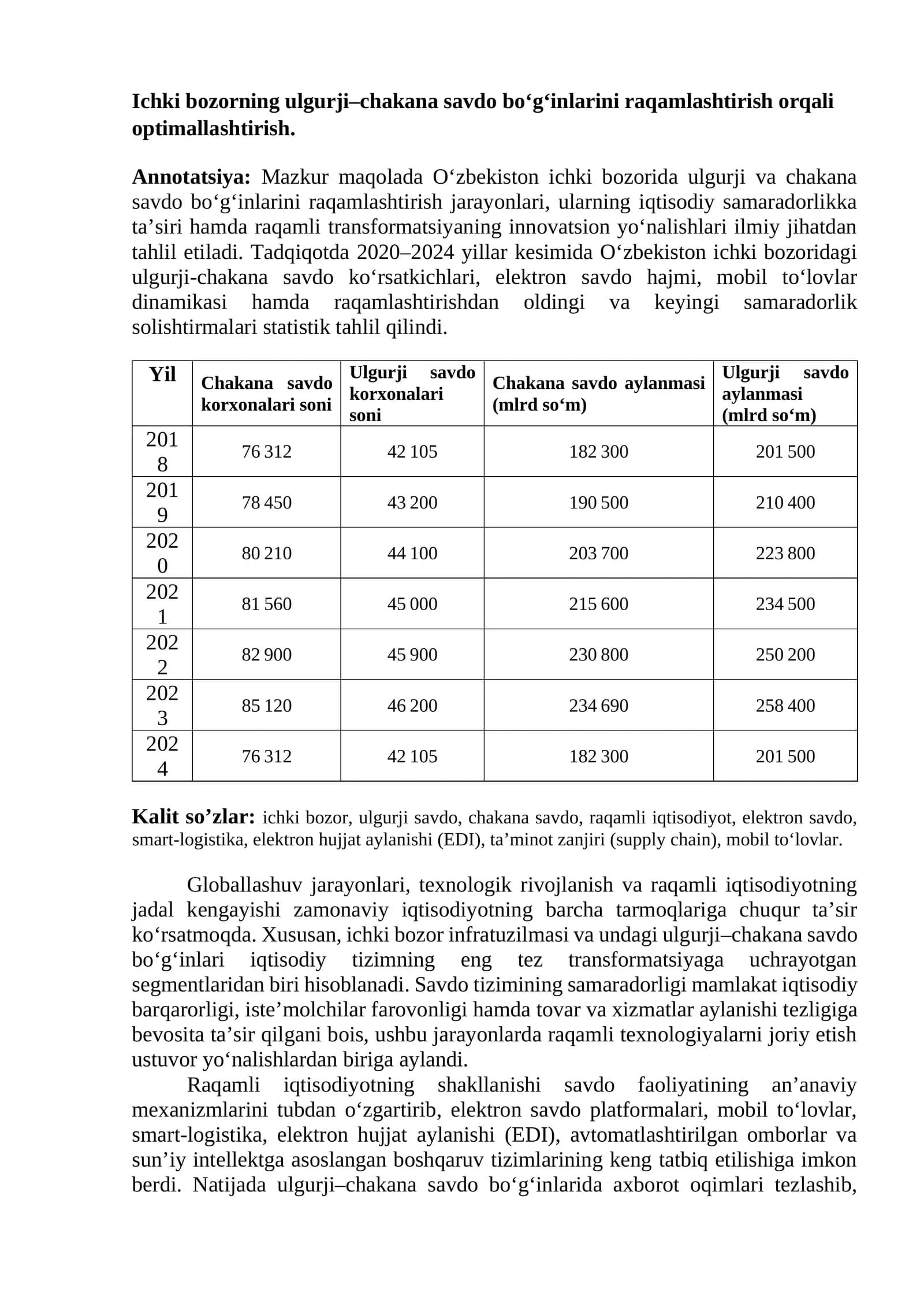 Maqola Tarmoq iqtisodiyoti