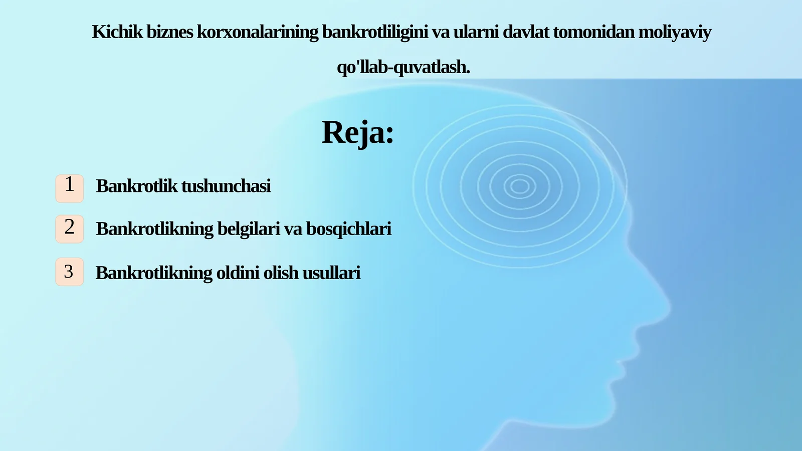 Bankrotlikning belgilari va bosqichlari