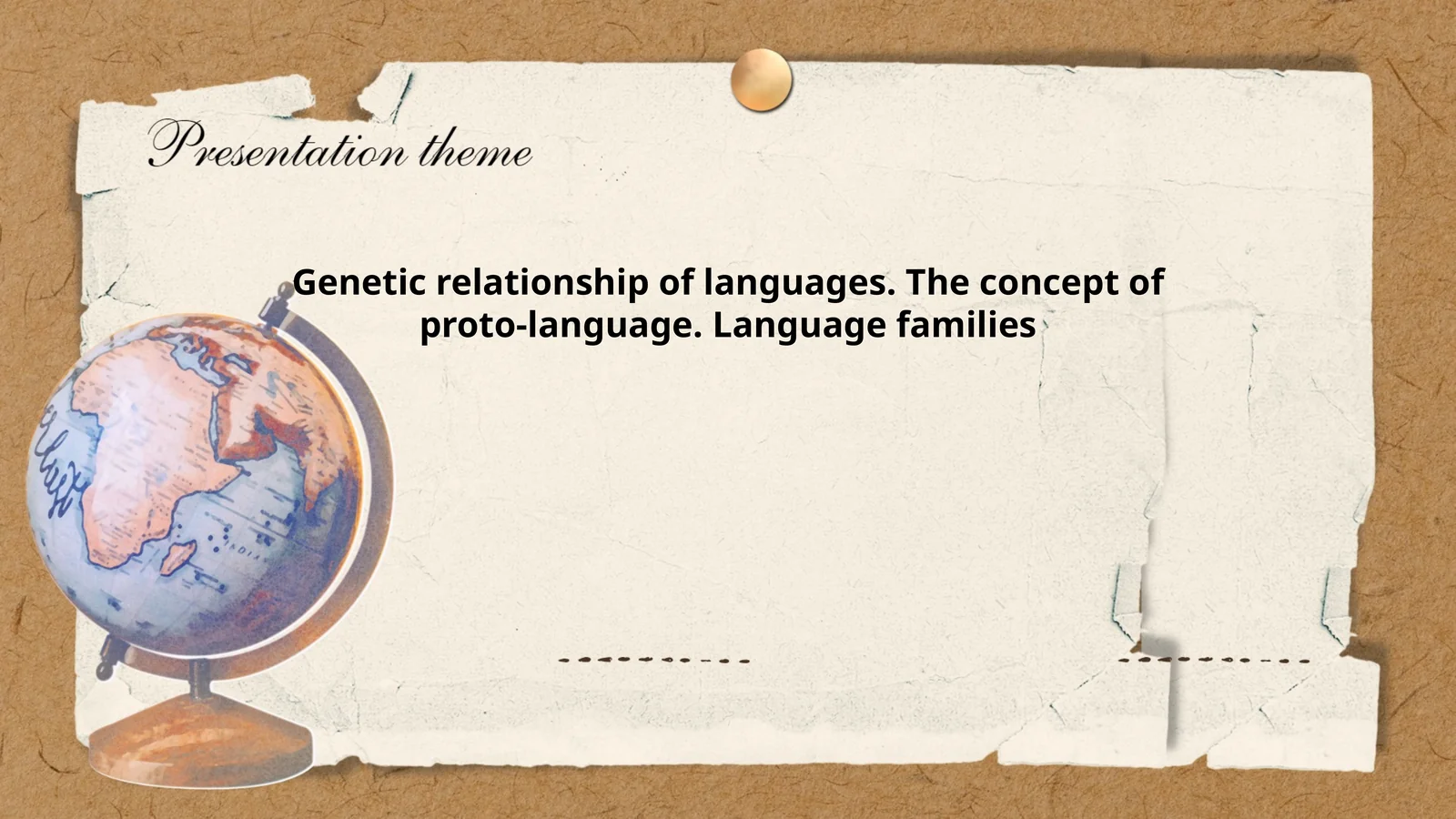 Genetic Relationship of Languages