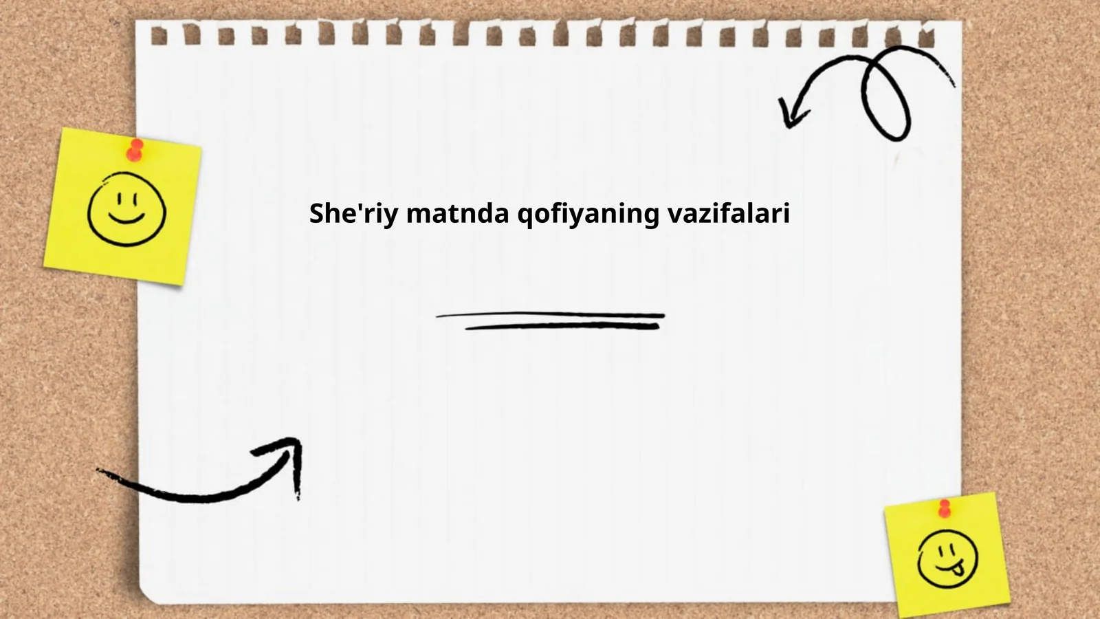 She'riy matnda qofiyaning vazifalari