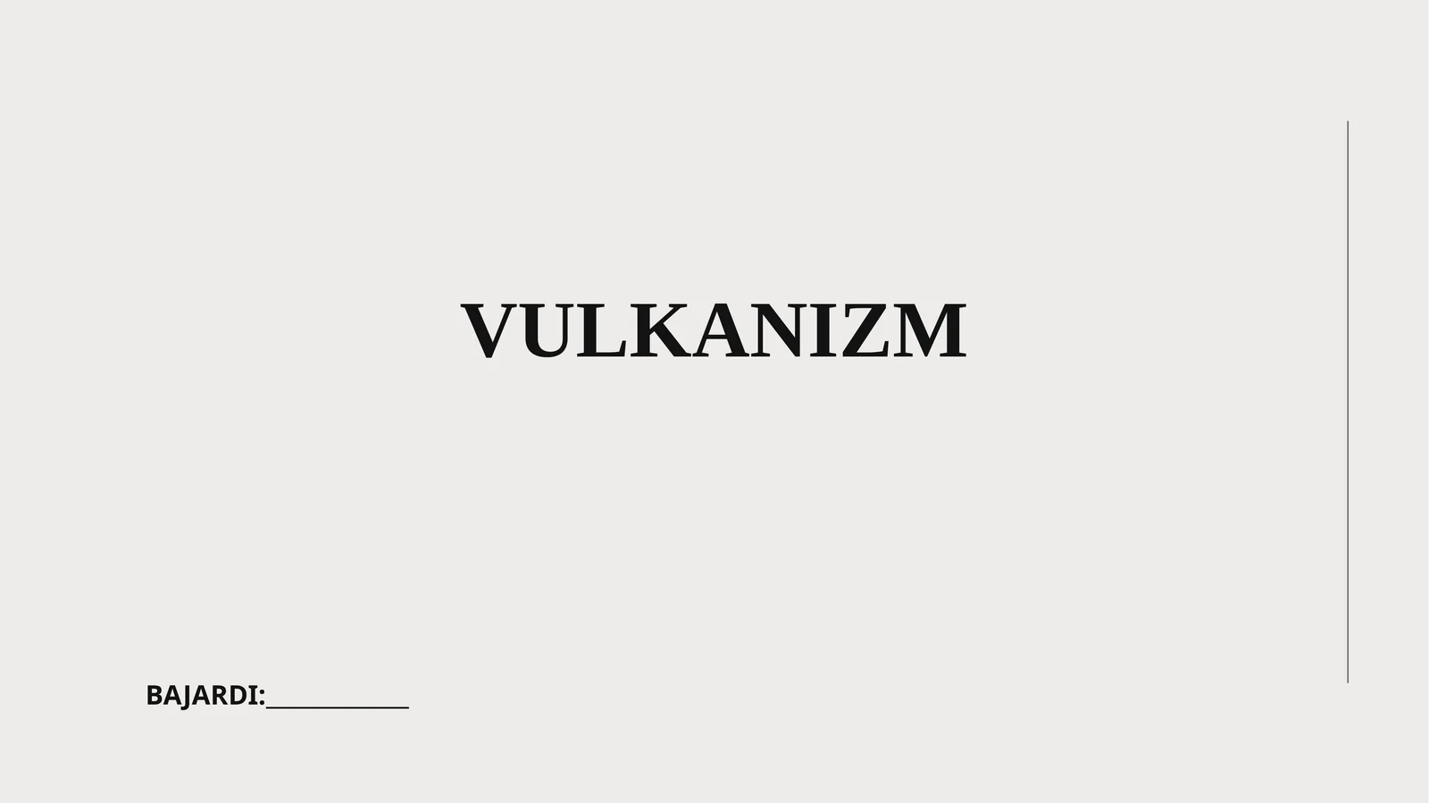 VULKANIZM