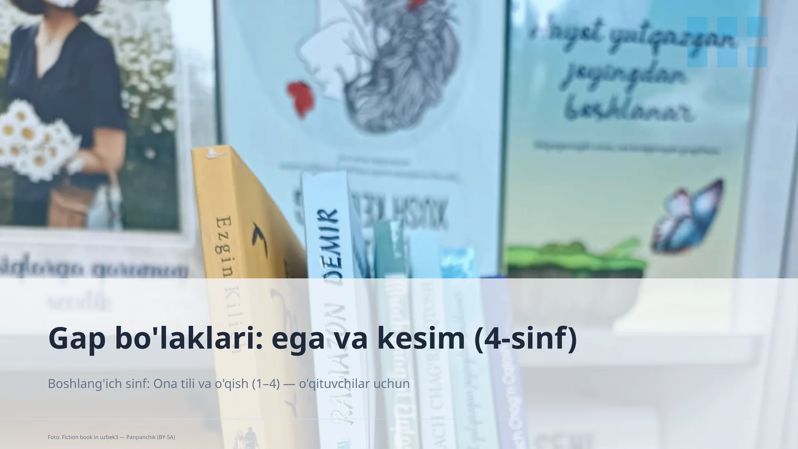 Gap bo'laklari: ega va kesim (4-sinf)