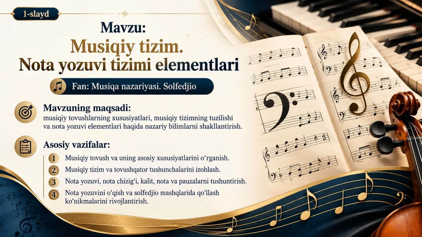 Musiqiy tizim. Nota yozuvi tizimi elementlari.pptx