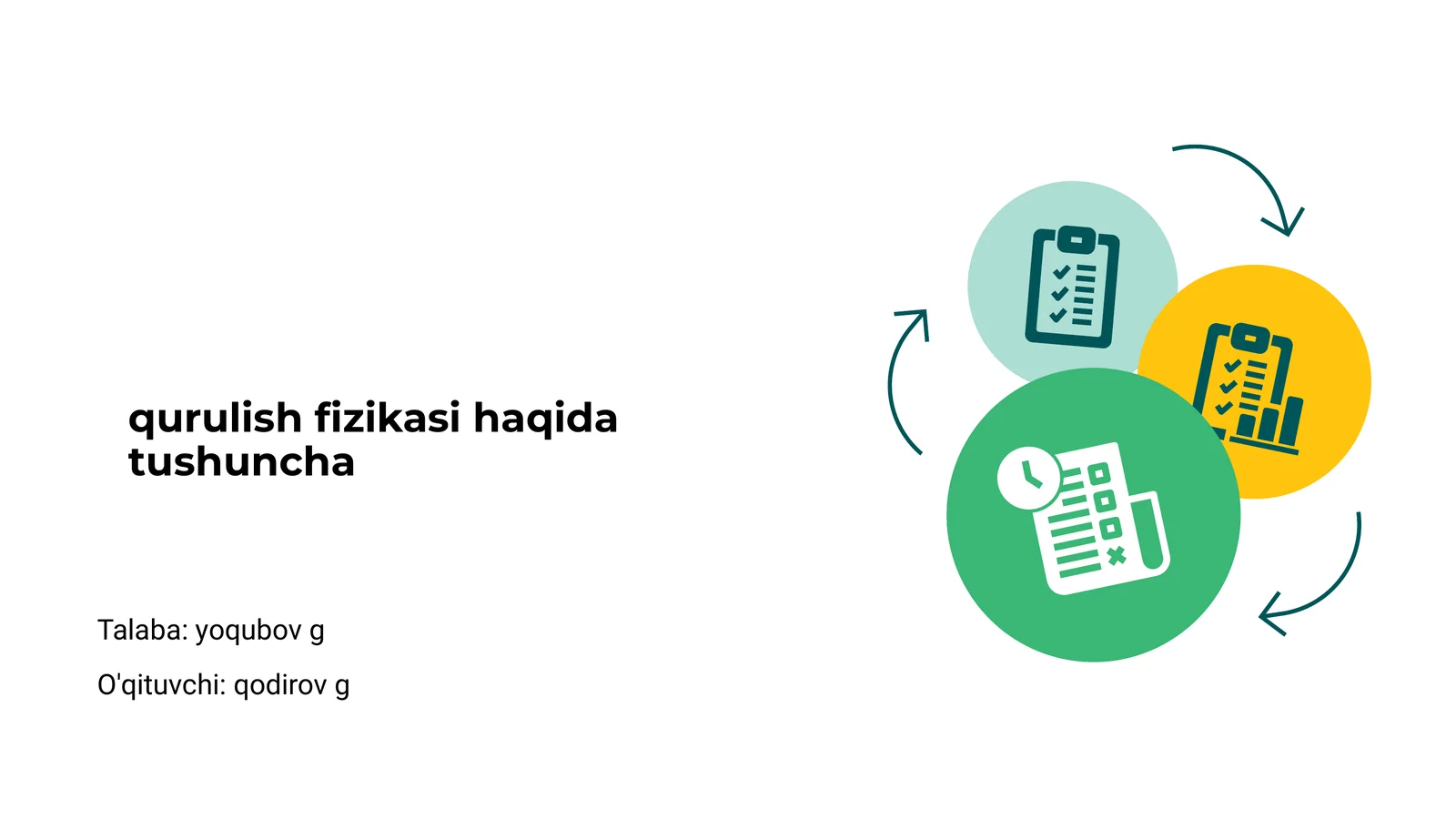 Qurulish fizikasi haqida tushuncha