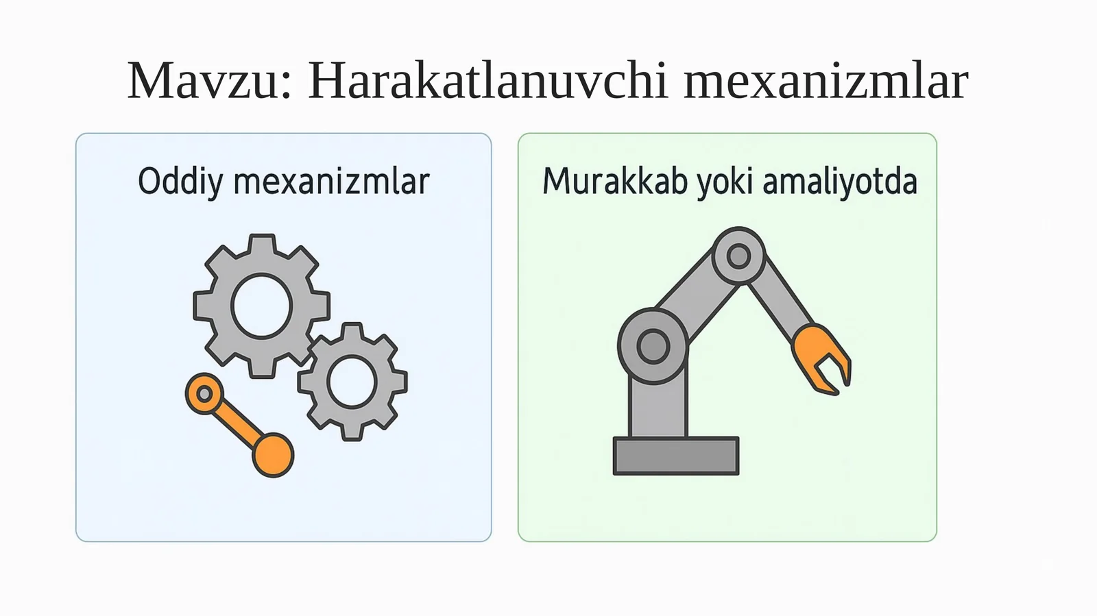 Harakatlanuvchi mexanizmlar