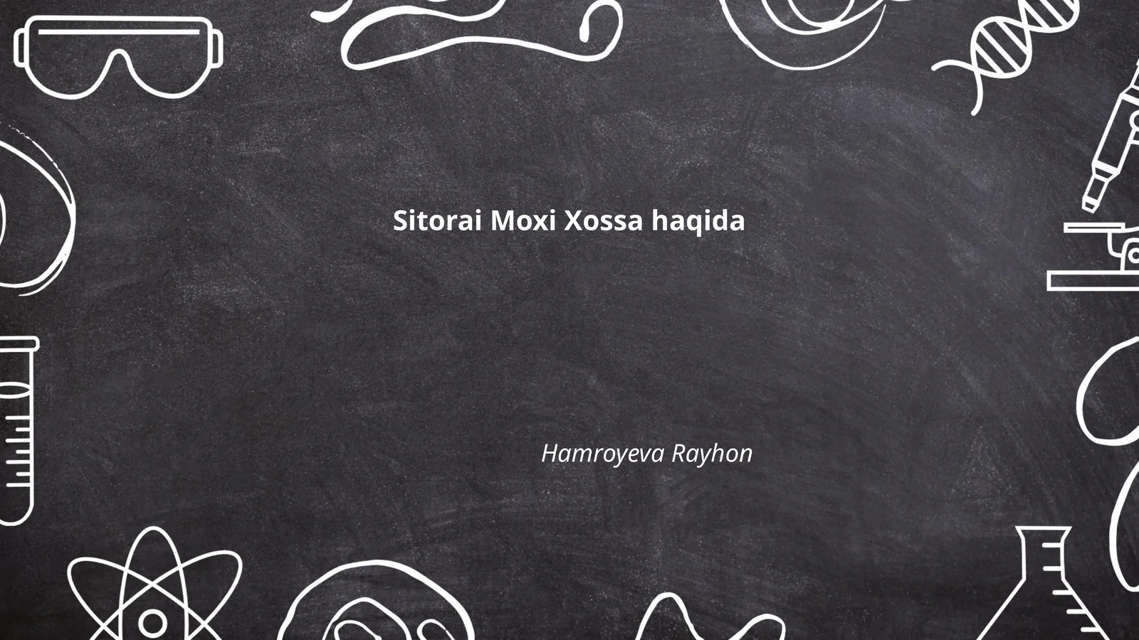 Sitorai Moxi Xossa haqida