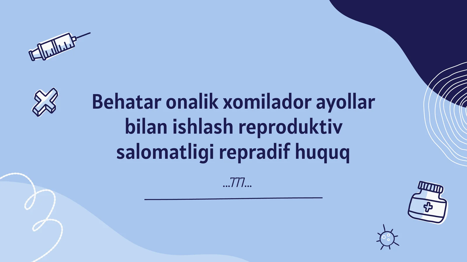 Xomilador ayollarning reproduktiv huquqlari