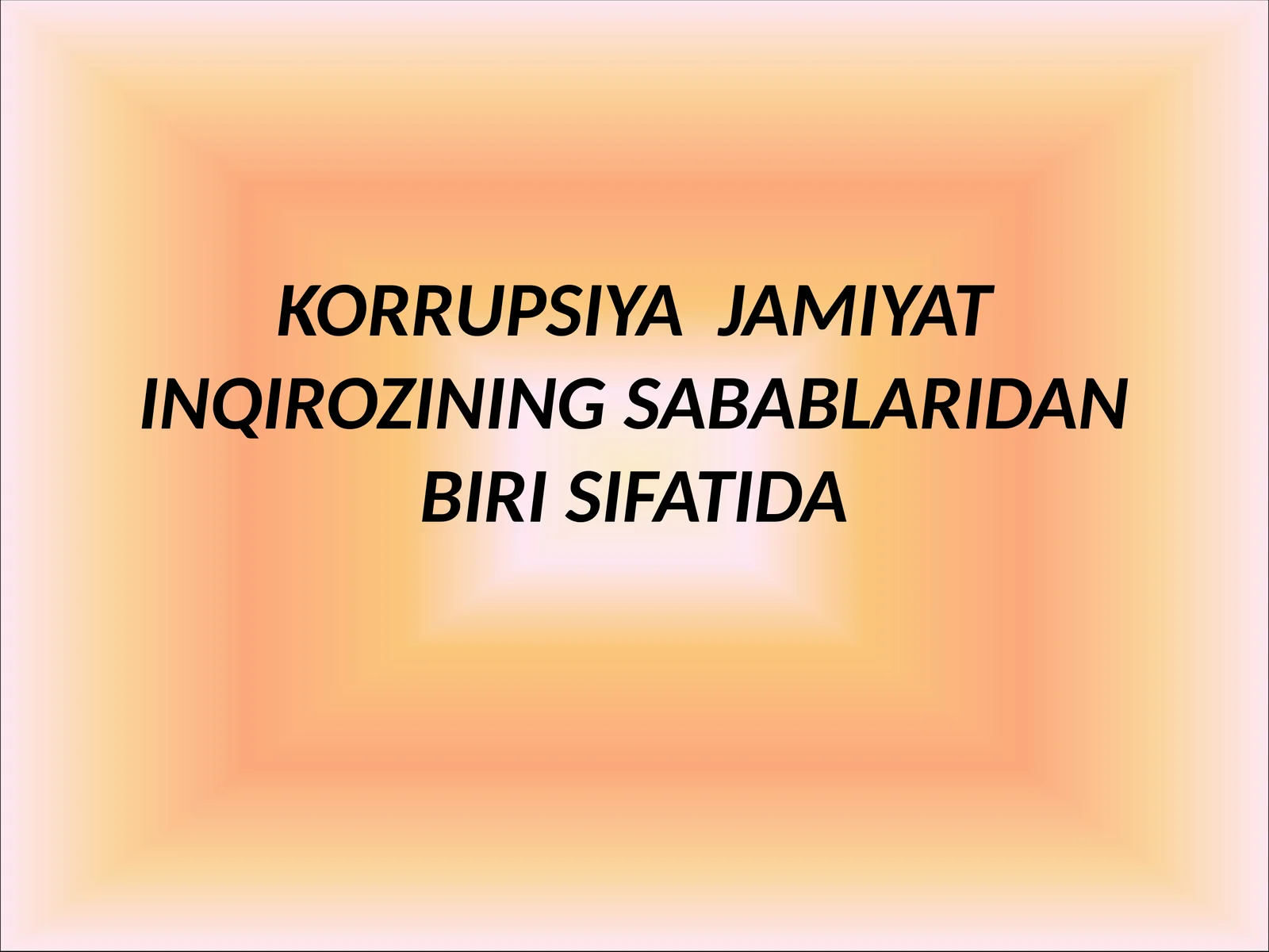 Korrupsiya