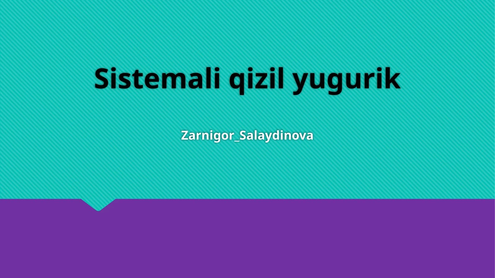 SistemaliqizilyugurikZarnigor_Salaydinova