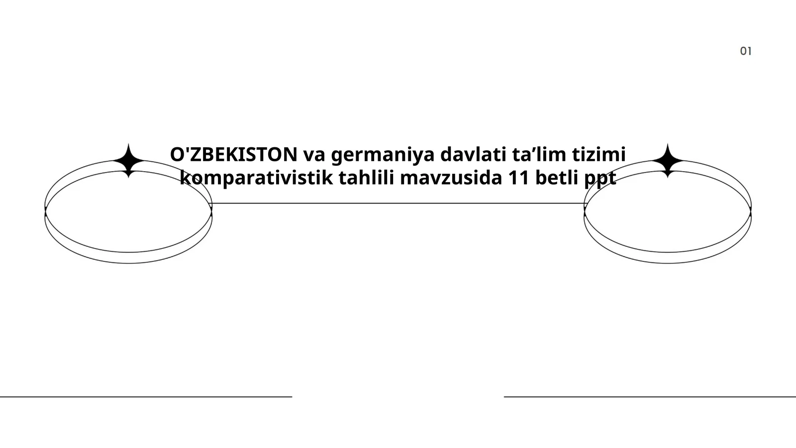 O'ZBEKISTON va germaniya davlati ta’lim tizimi komparativistik tahlili