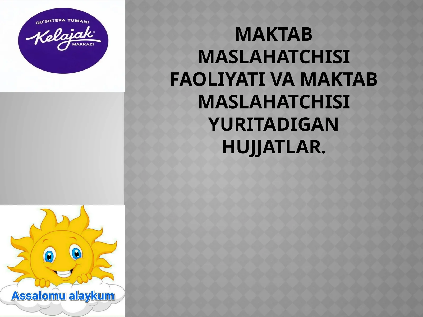 MAKTAB MASLAHATCHISI