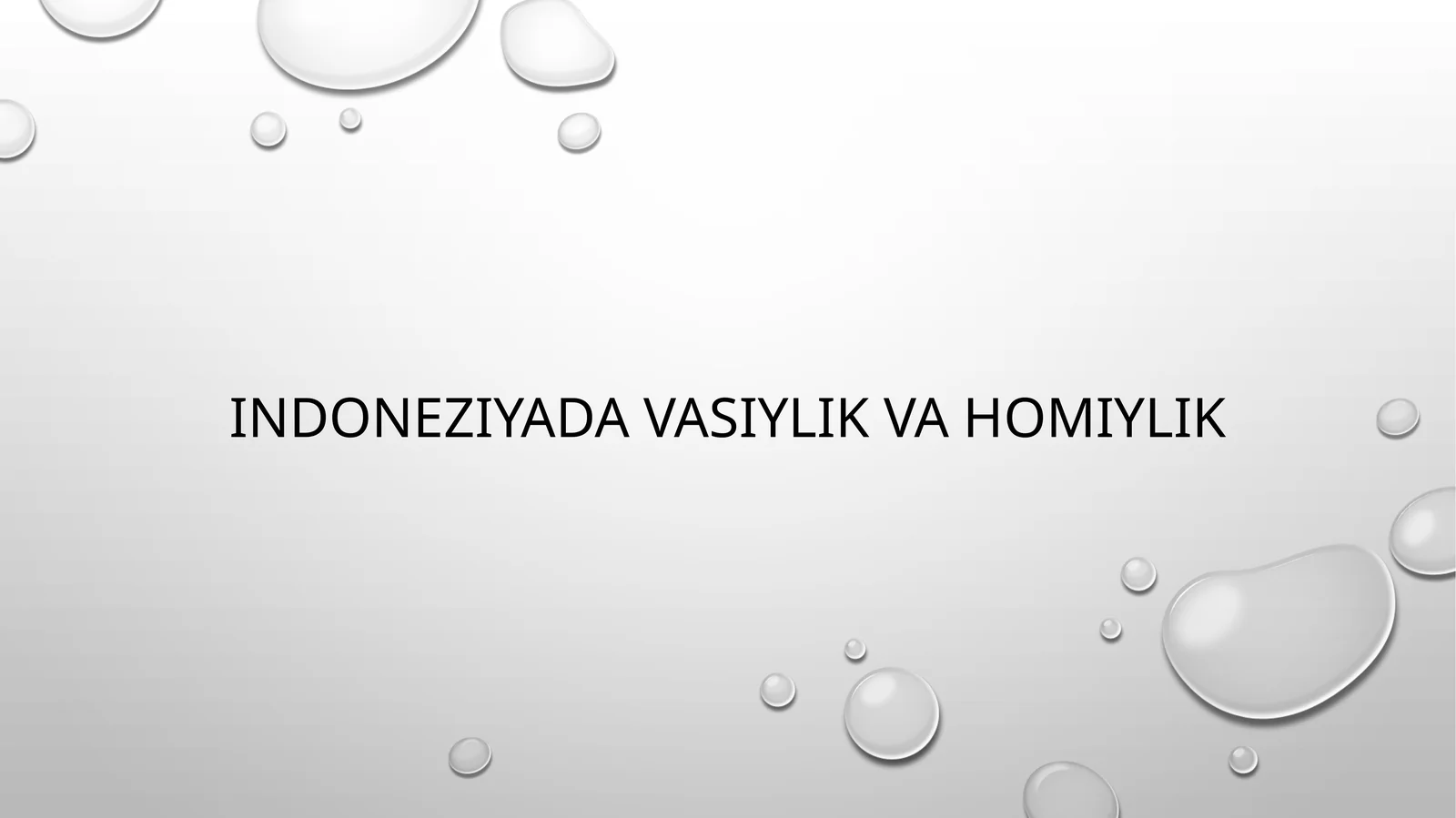 Indoneziyada vasiylik va homiylik