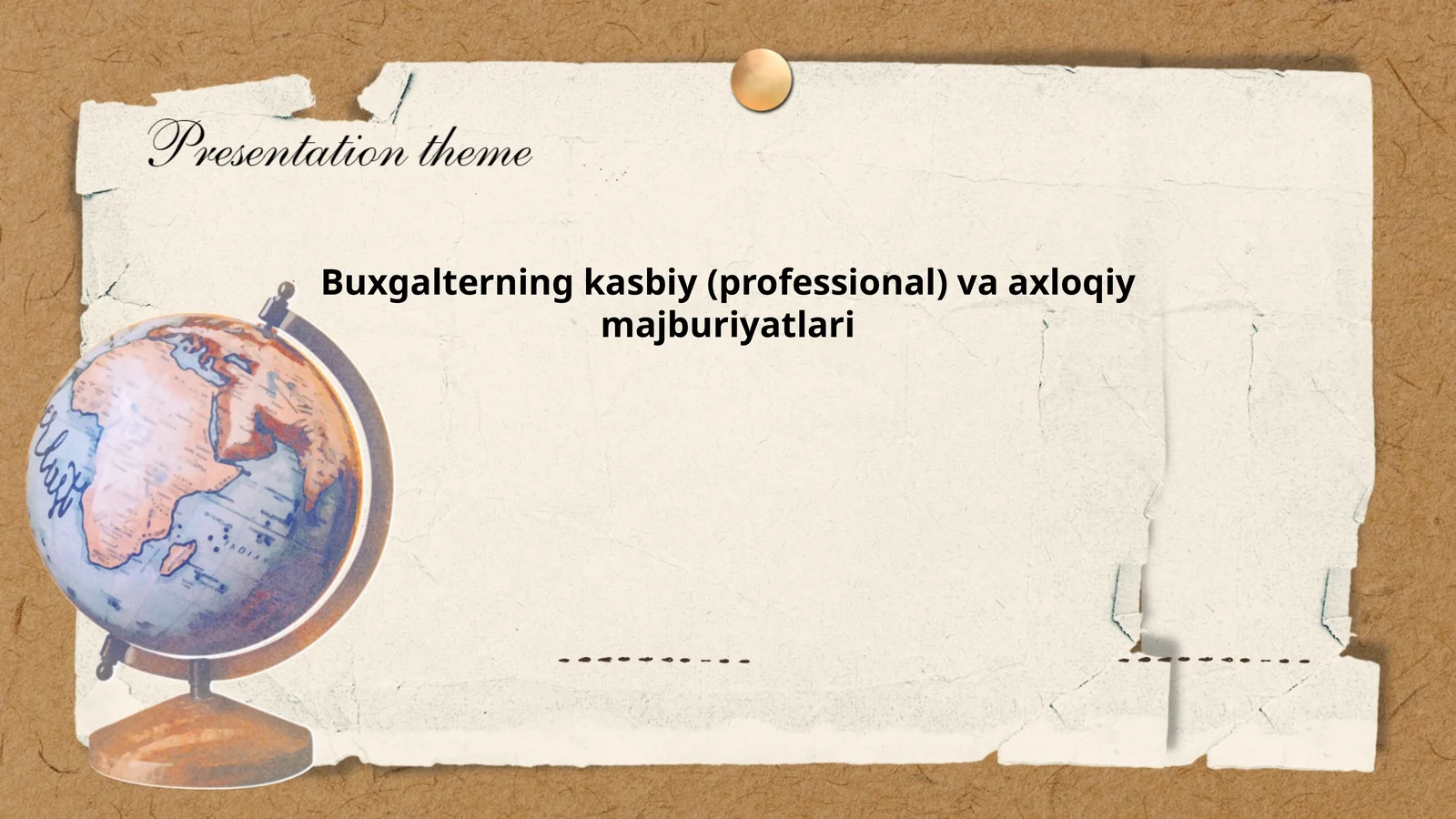 Buxgalterning kasbiy (professional) va axloqiy majburiyatlari