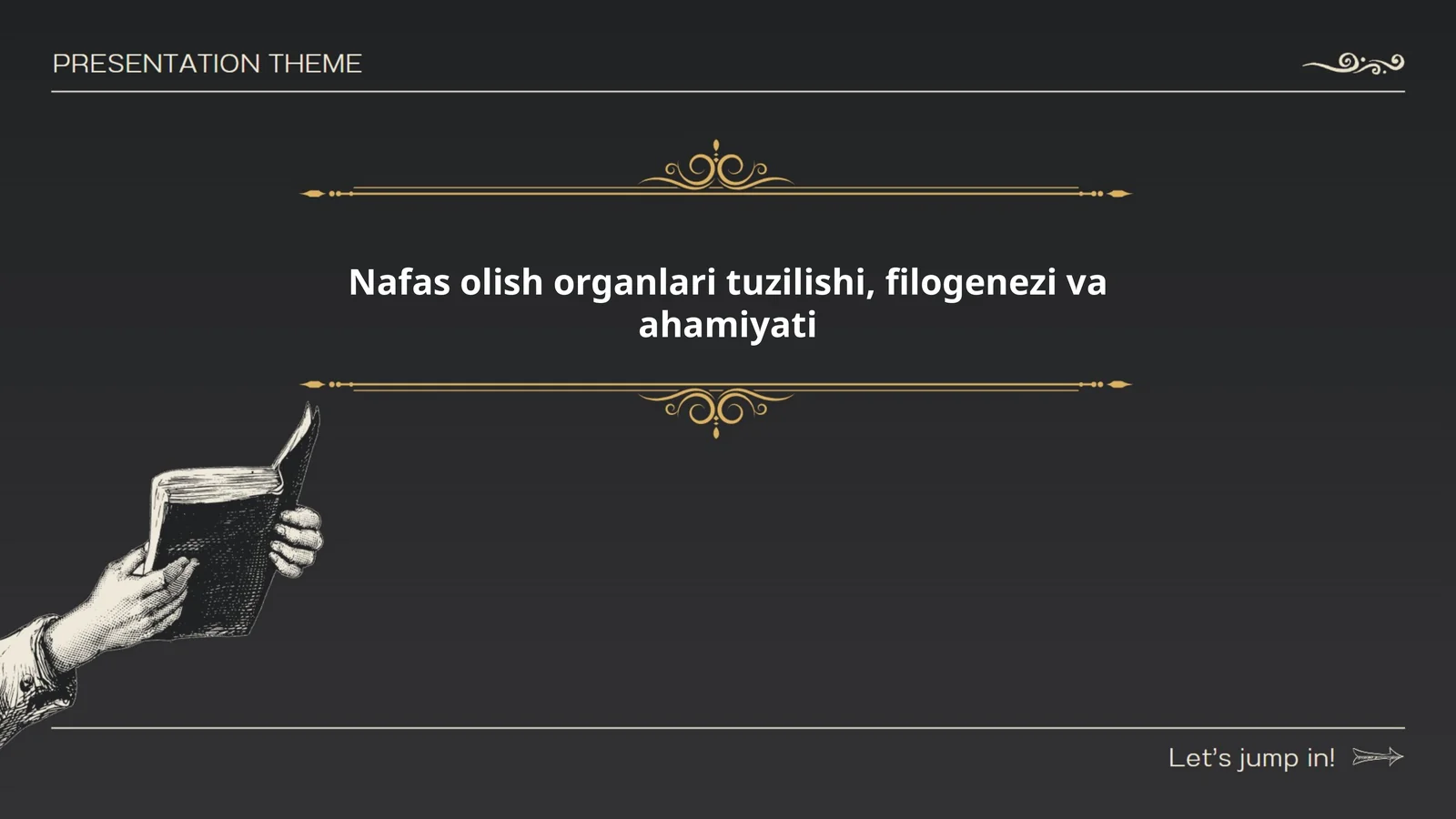 Nafas olish organlari tuzilishi, filogenezi va ahamiyati