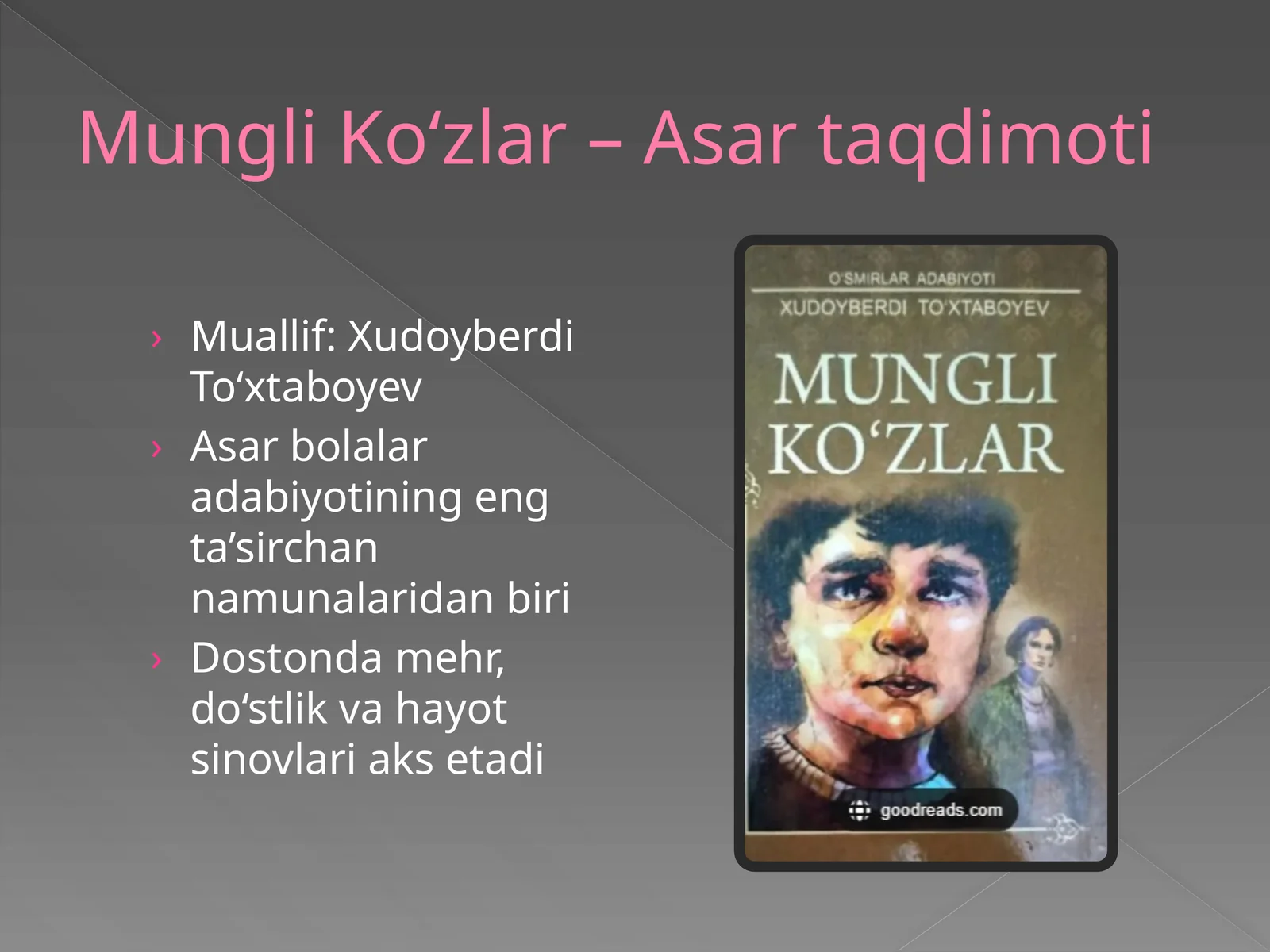 Mungli Ko‘zlar