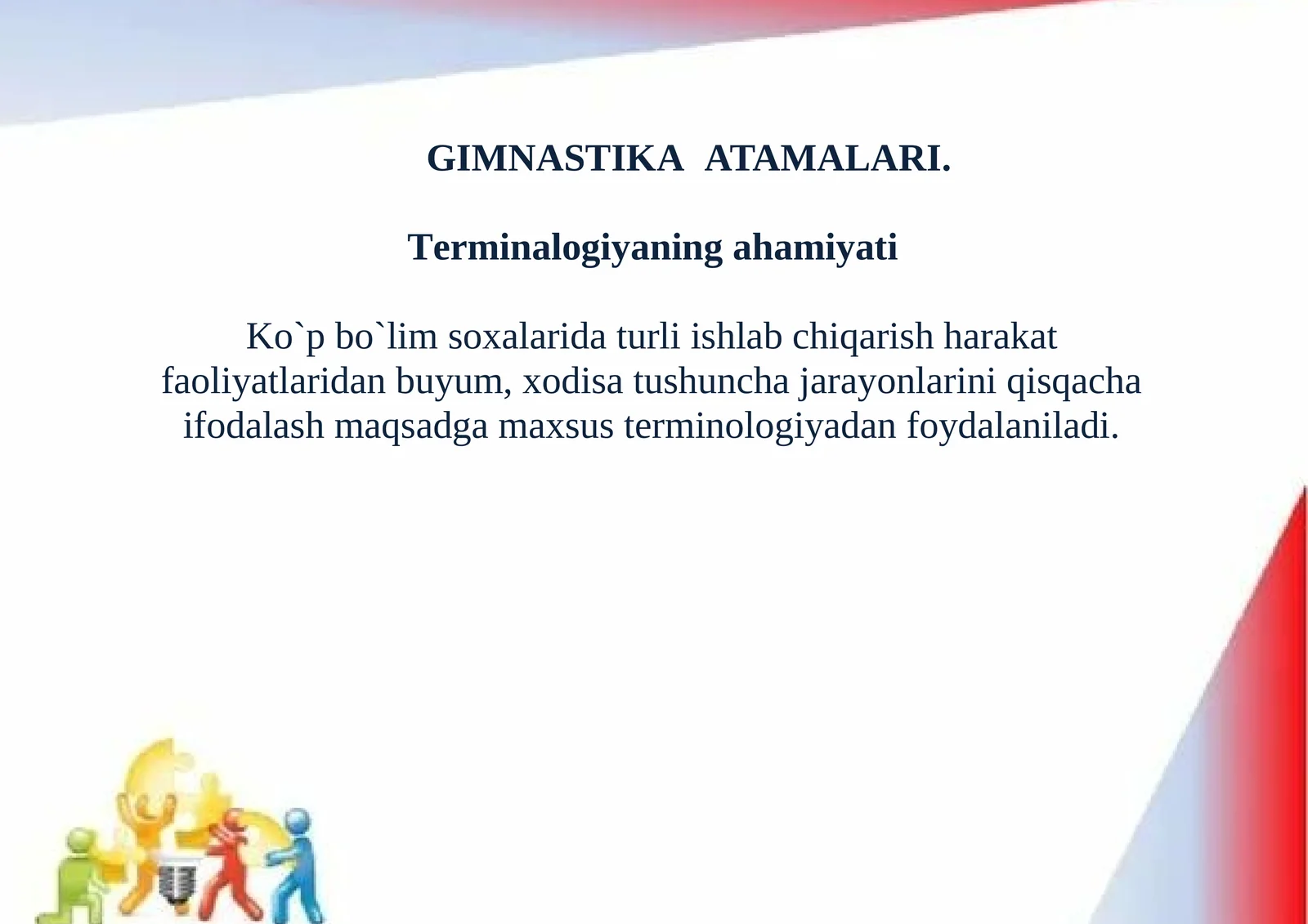 GIMNASTIKA ATAMALARI