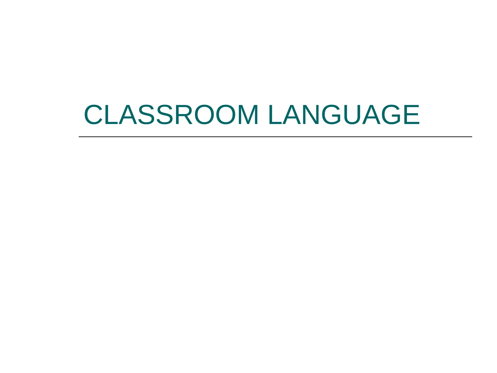 Kelas tilidan qo'llanma