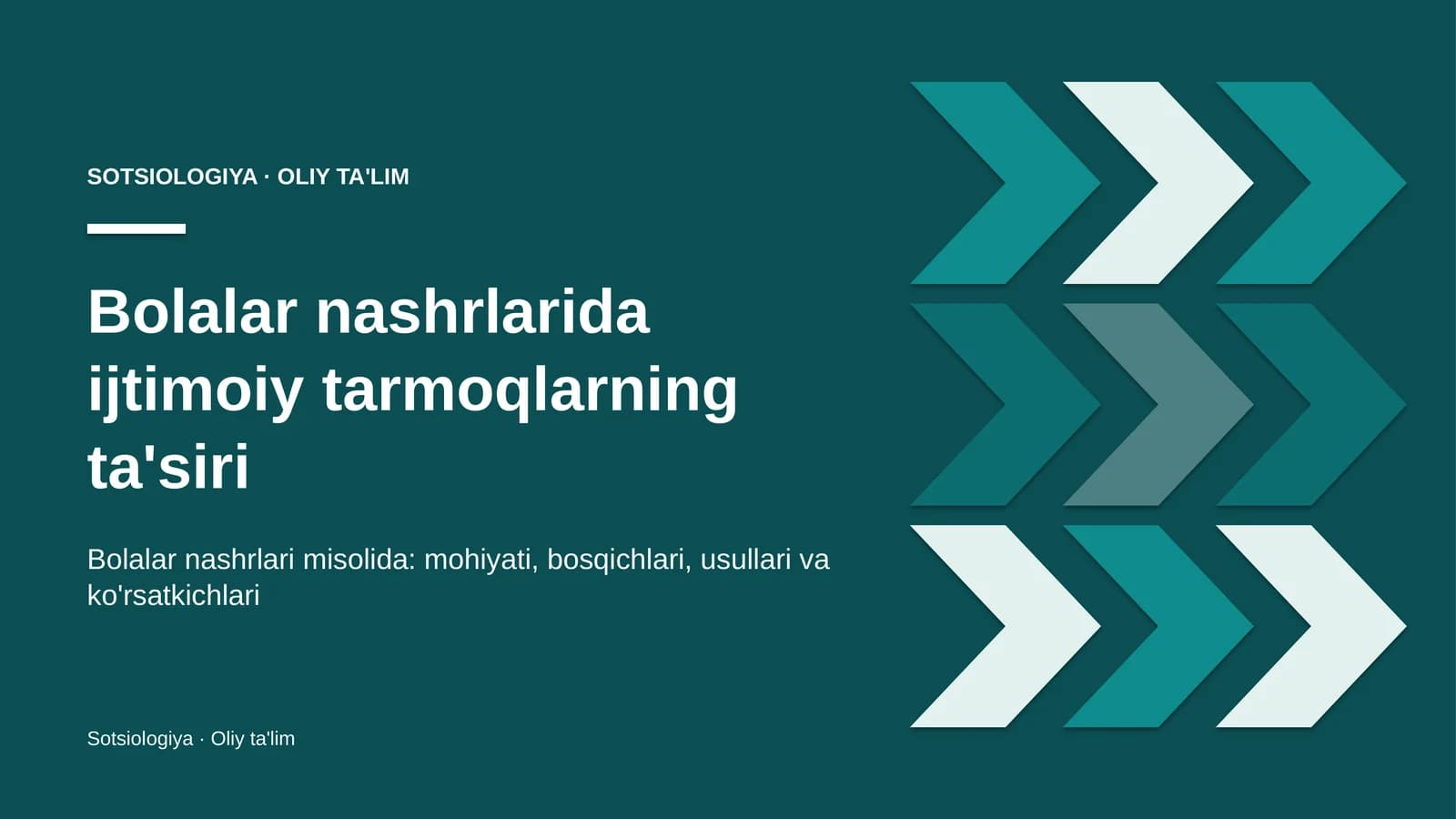 Bolalar nashrlarida ijtimoiy tarmoqlarning ta'siri