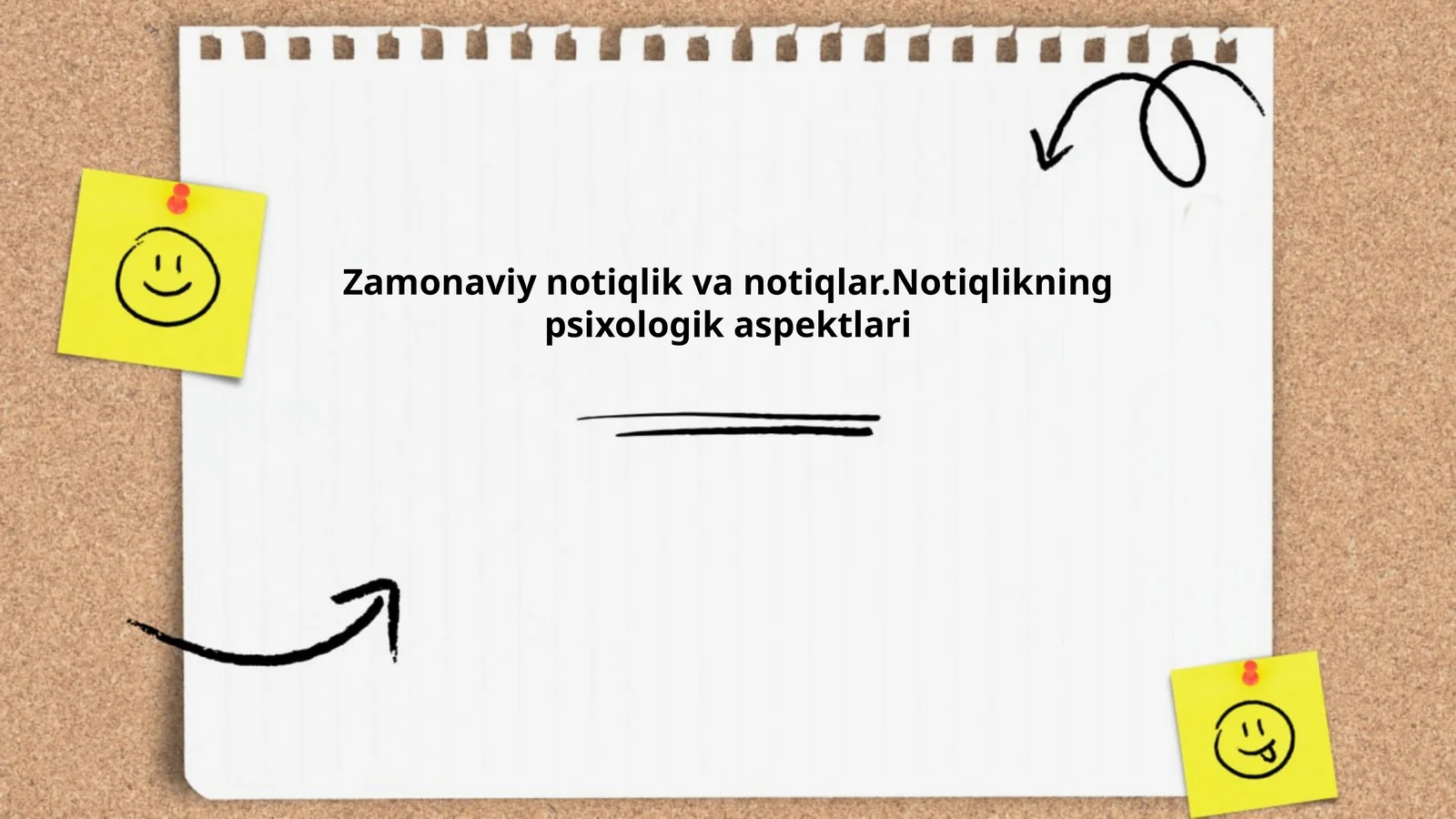 Zamonaviy notiqlik va notiqlar.Notiqlikning psixologik aspektlari
