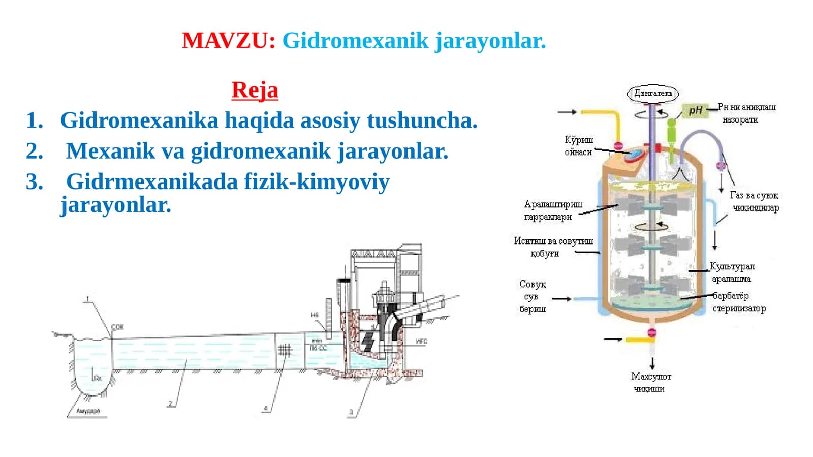 Gidromexanik  jarayonlar