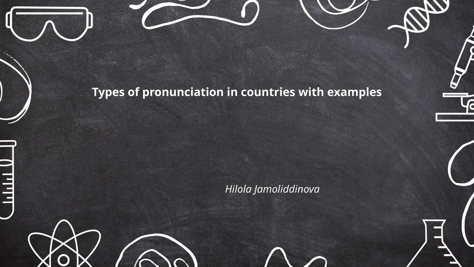 Types of pronunciation in countries with examples