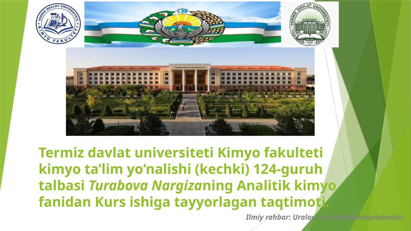 Titrometrikanaliz usullari sinflanishi