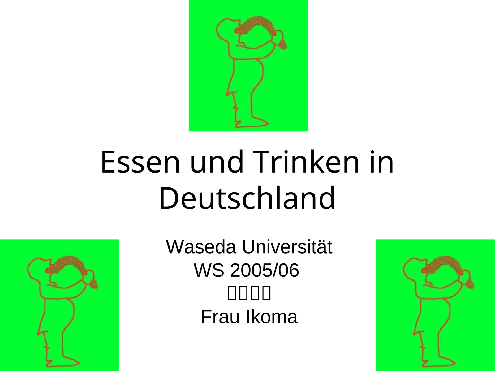 Essen und Trinken in Deutschland