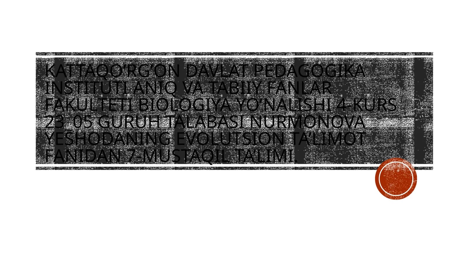 Yer yuzidagi qirilishlar va adaptiv radiatsiya