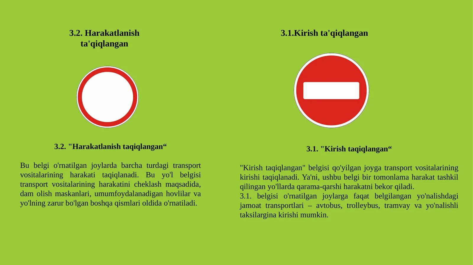 Taqiqlovchi belgilar