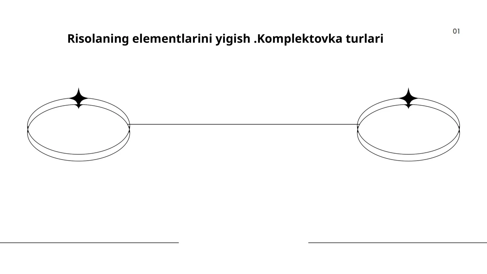 Risolaning Elementlarini Yig'ish. Komplektovka Turlari
