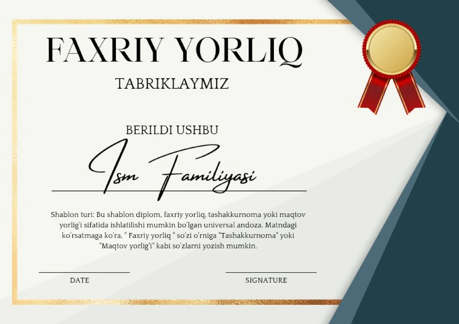 FAXRIY YORLIQ