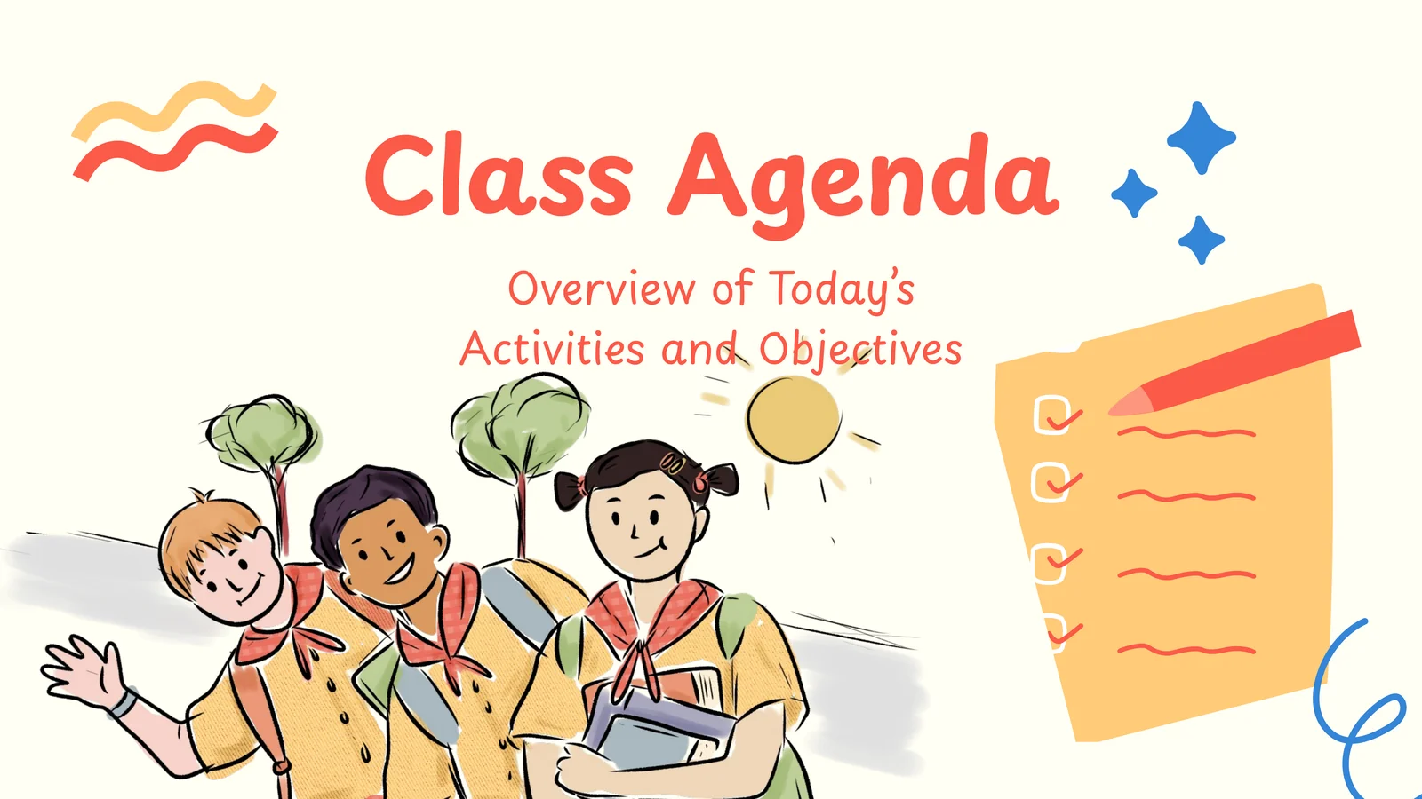 Class Agenda