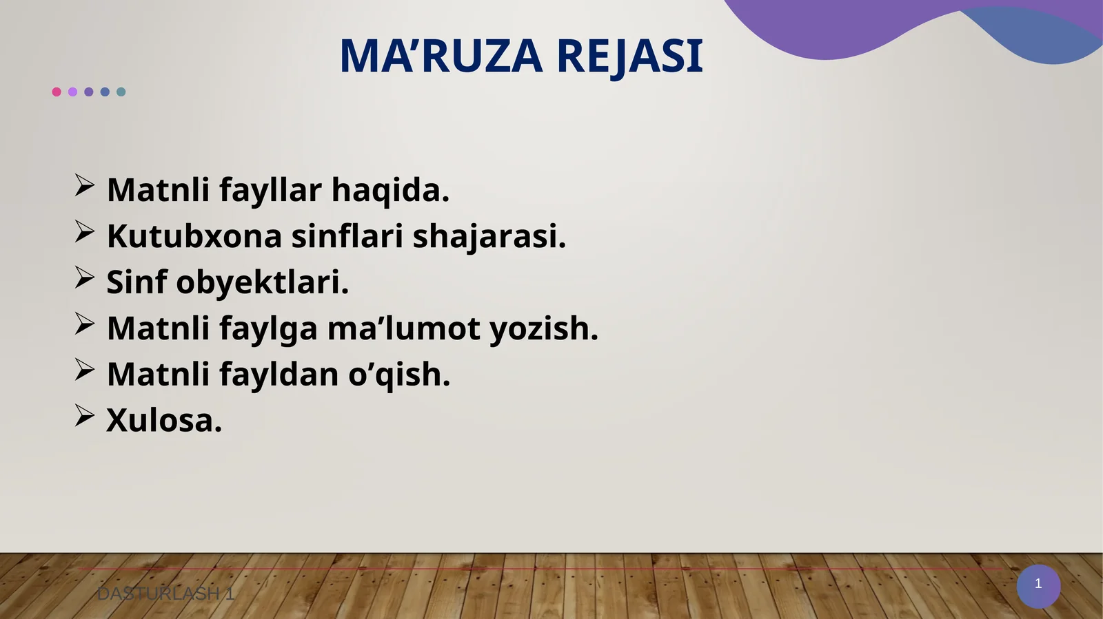 Matnli fayllar haqida