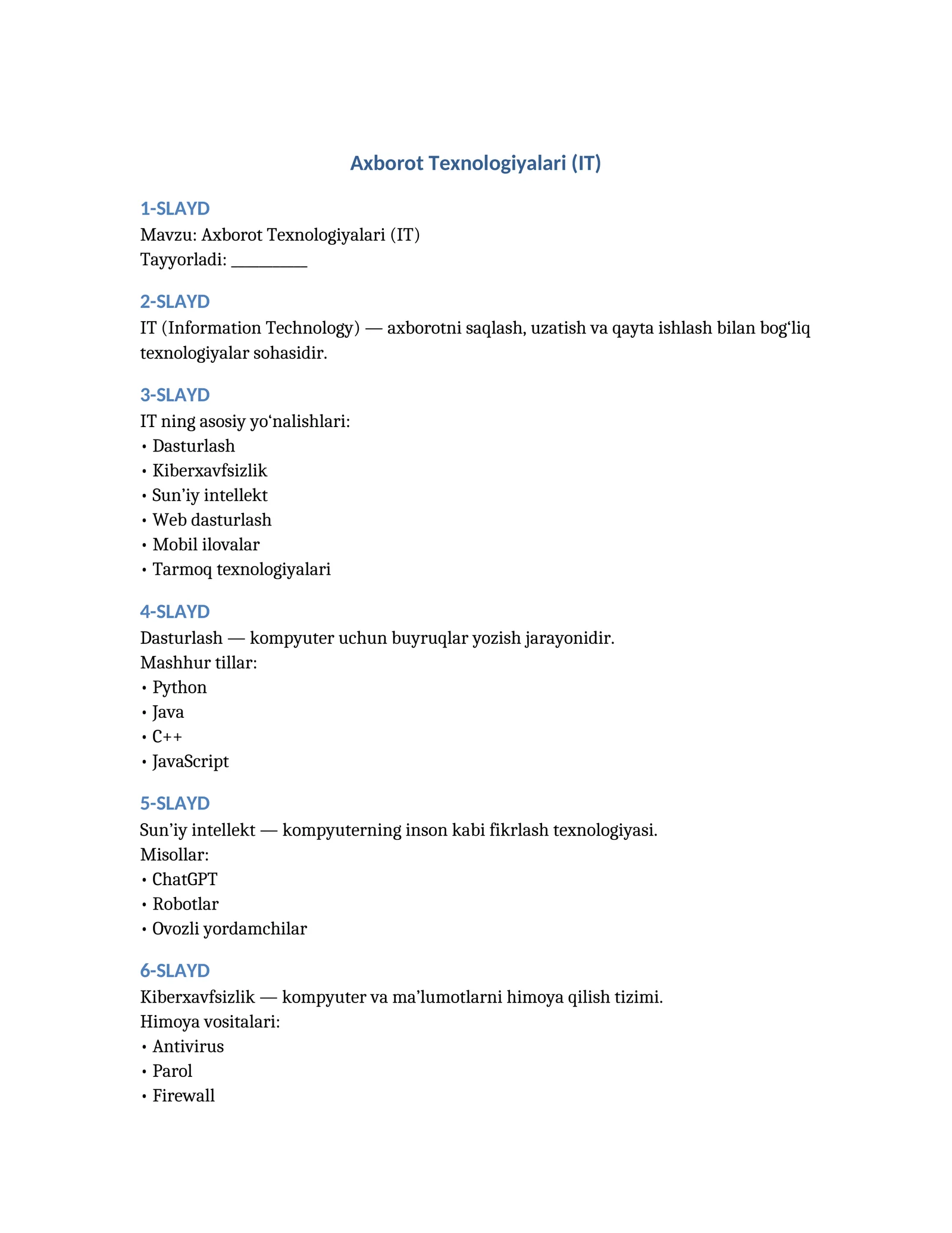 Product slide 1